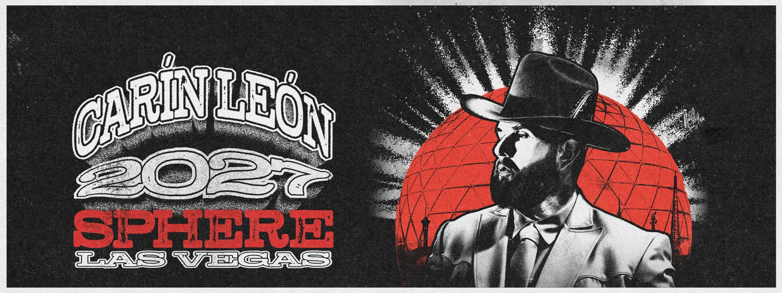 Imagen promocional de archivo de Carín León para Sphere; no corresponde a los Latin Grammy